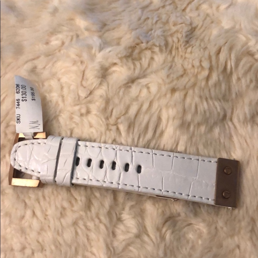 Brera Orologi white alligator watch bands